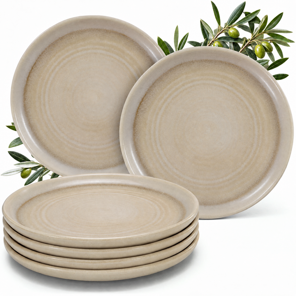Algarve Frühstücksteller Set 6 teilig Vanilla