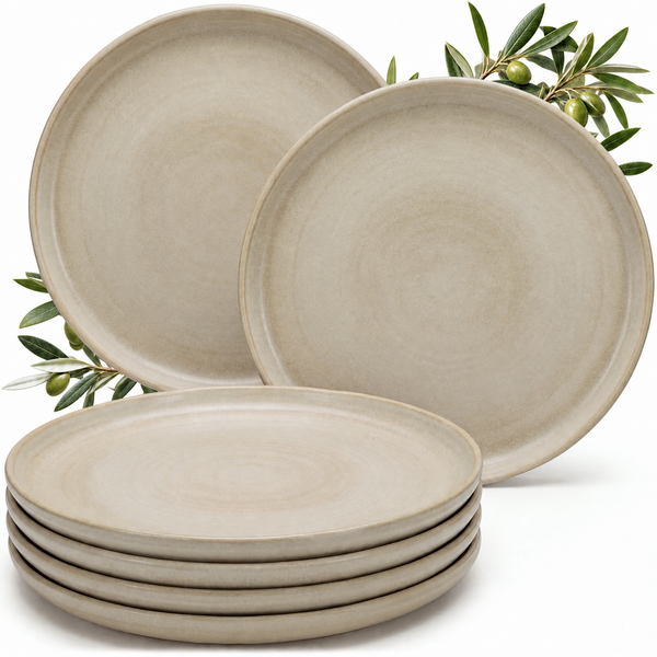 Algarve Speiseteller Set 6 teilig Vanilla