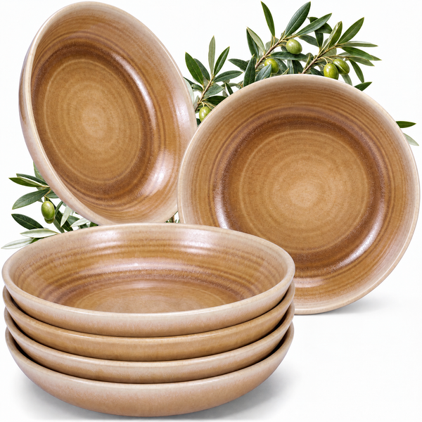 Algarve Pastateller Set 6 teilig Caramel