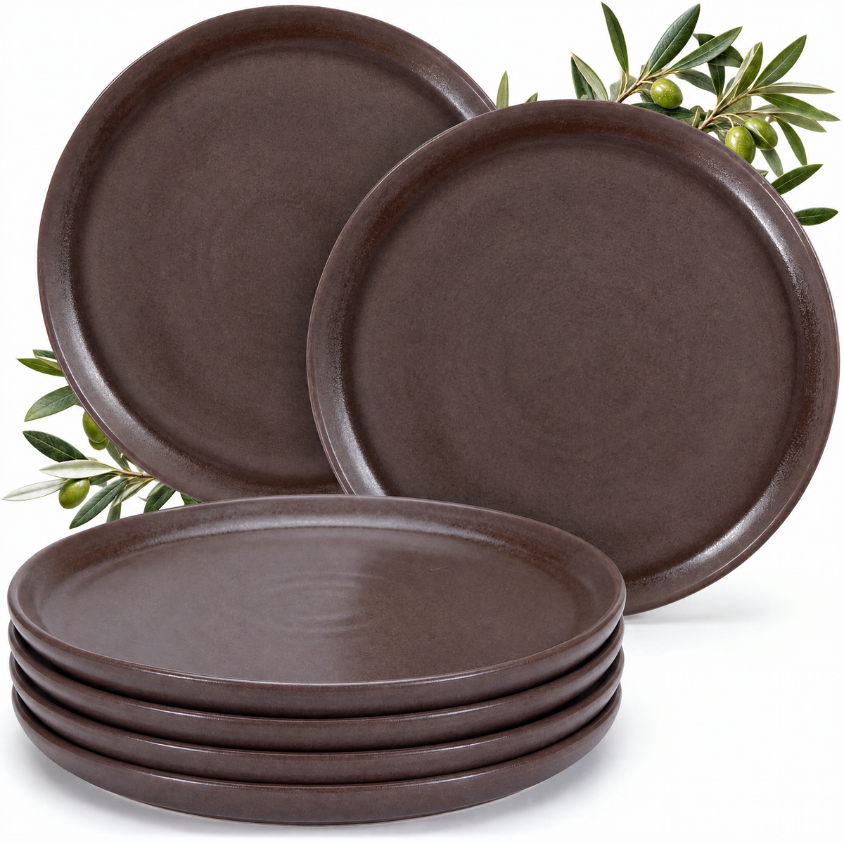 Algarve Speiseteller Set 6 teilig Cocoa