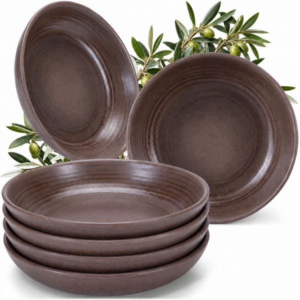 Algarve Pastateller Set 6 teilig Cocoa