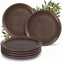 Algarve Frühstücksteller Set 6 teilig Cocoa