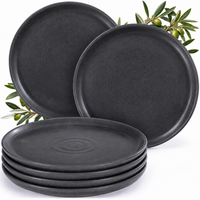 Algarve Speiseteller Set 6 teilig Basalt