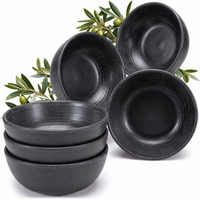 Algarve Müslischale Set 6 teilig Basalt