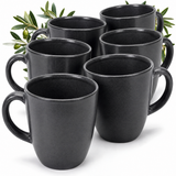 Algarve Kaffeebecher Set 6 teilig Basalt